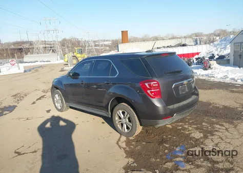 2016 Chevrolet Equinox Ls из США, поврежденный, VIN 2GNALBEK3G6184568